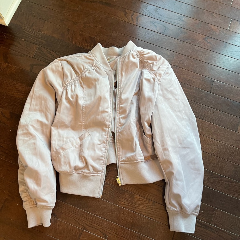 Stylish Light Purple Bomber Jacket